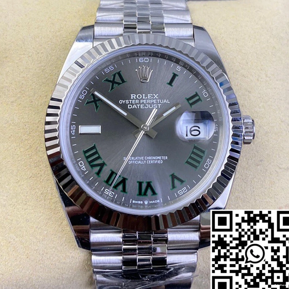 Clean Factory Grey M126334-0022 Dial Rolex Datejust 1117